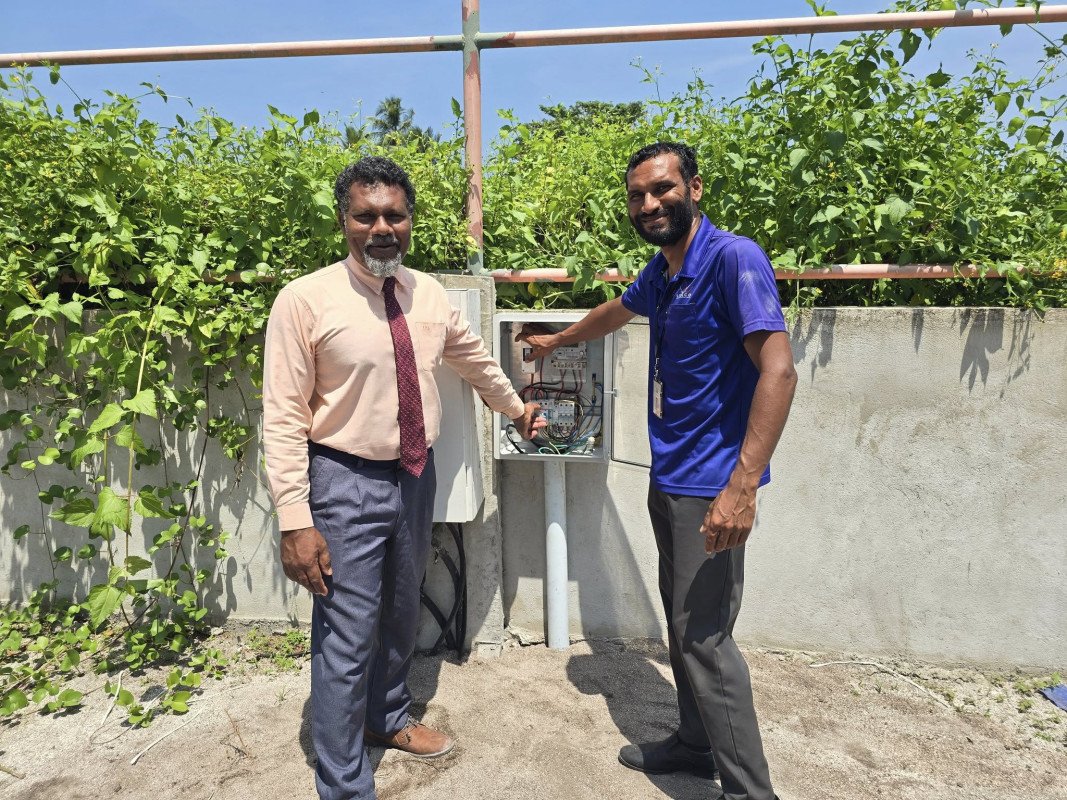 މަގުބައްތިތަކަށް ކަރަންޓް ދިނުން